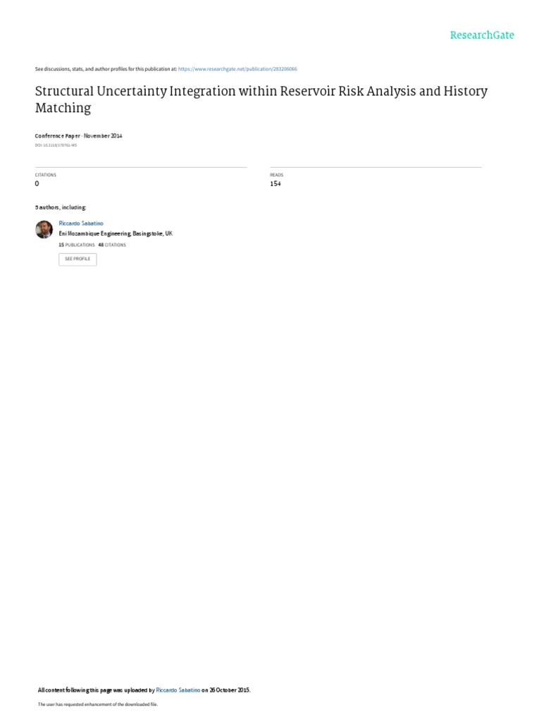 Structural Uncertainty Integration Within Reservoir Risk Analysis and