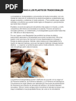 ALTERNATIVAS A LOS PLASTICOS TRADICIONALES