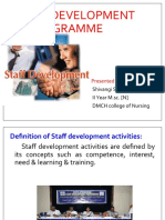 Selvi STAFF DEVELOPMENT Programme