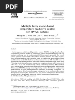 Multiple Fuzzy Model-Based Temperature Predictive Control For HVAC Systems