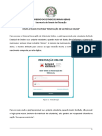 Governo Do Estado de Minas Gerais Secretaria de Estado de Educação