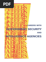 Careers With Government Security and Intelligence Agencies