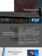 Transition Plan: by Bree Weidendorf