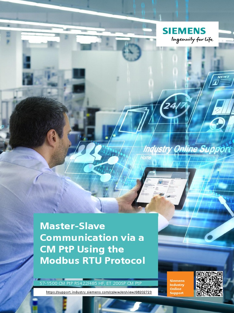 Master-Slave Communication Via A CM PTP Using The Modbus Rtu Protocol ...