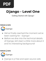 Django Level One