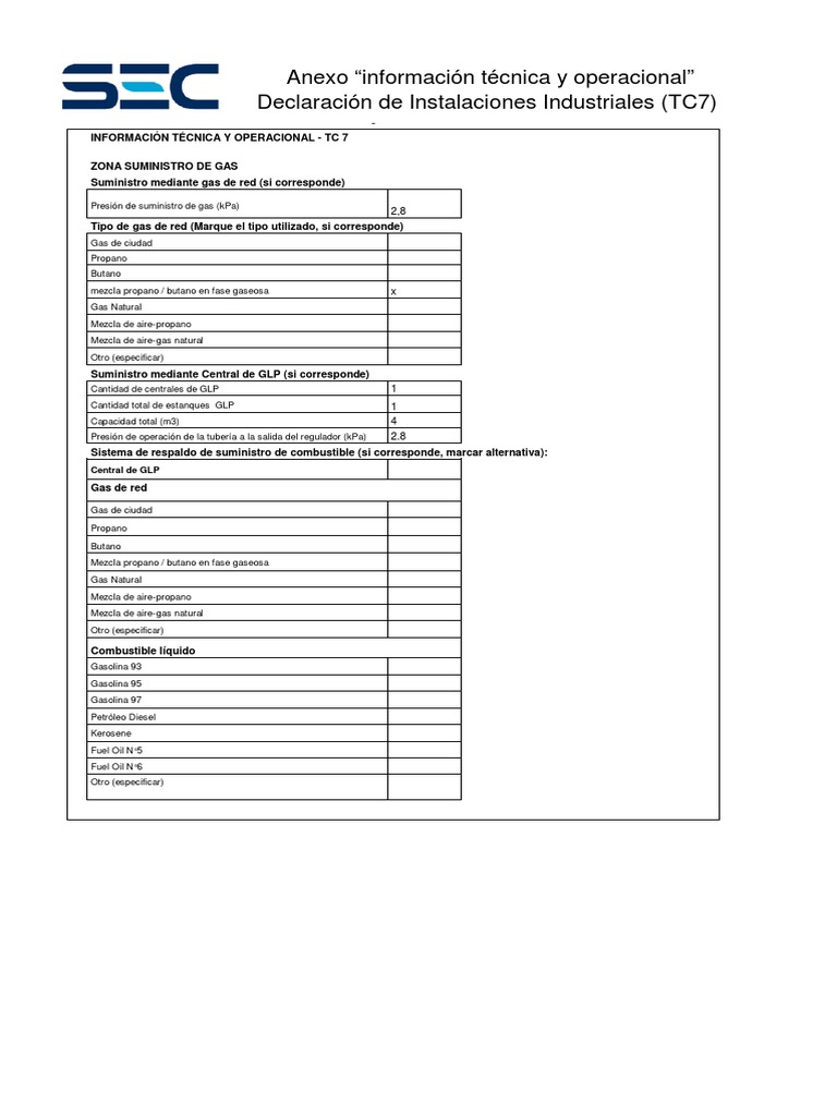 Información Técnica de Instalaciones de Gas | PDF | Gas de petróleo ...