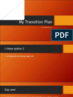 My Transition Plan: Cory Molenbuur