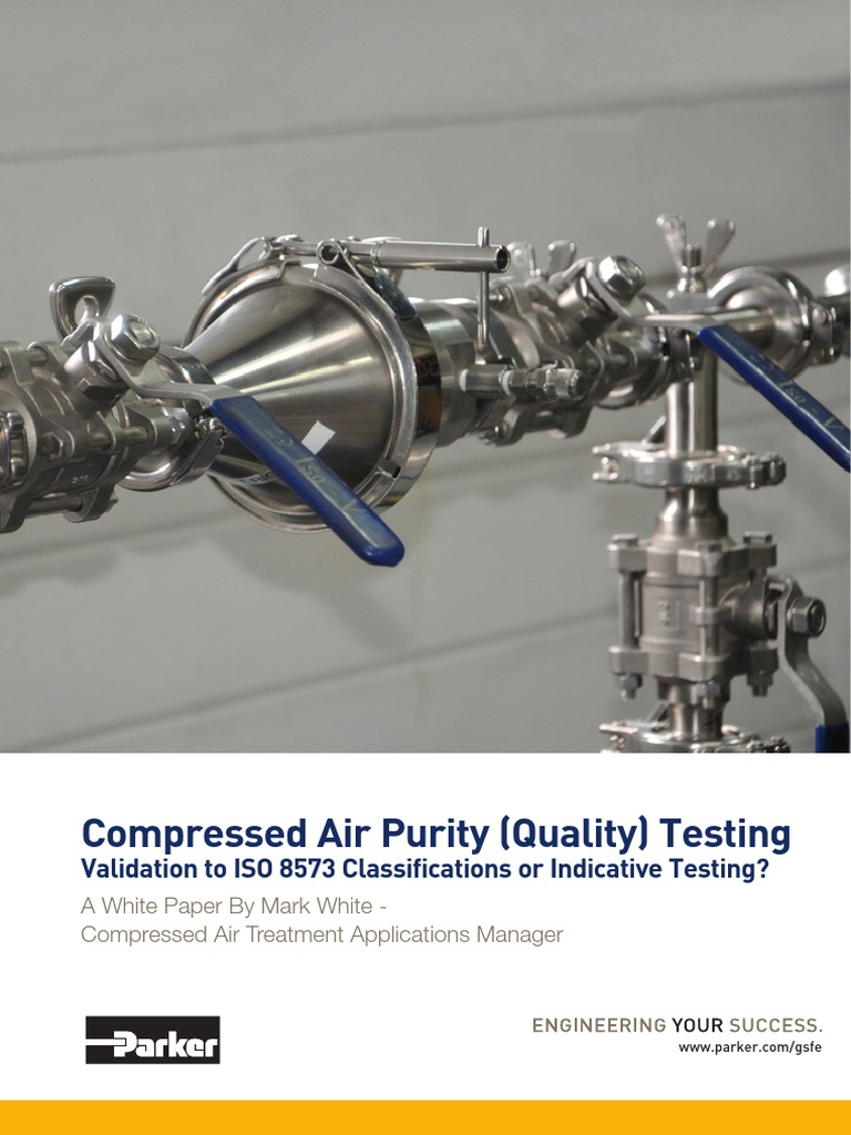 Compressed Air Quality Testing (Parker) | PDF | Valve | Flow Measurement