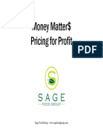 Money Matter$ Pricing For Profit