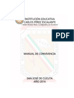 Manual de Convivencia Carlos Perez Escalate PDF