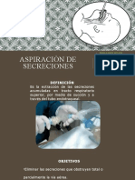 ASPIRACIÒN DE SECRECIONES