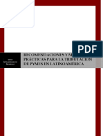 Recomendaciones y Mejores Practicas para La Tributacion de PYMES en Latinoamerica.