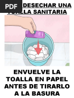 Letrero Toalla Sanitaria | PDF