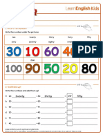 Worksheets Numbers 10 100 PDF