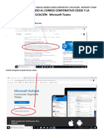 Manual de Acceso Al Correo Corporativo y La Aplicacion Teams