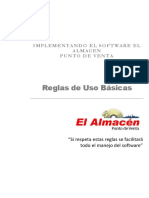 Reglas de Uso Basicas - El Almacen