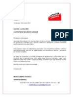 D Carta de Felicitaciones