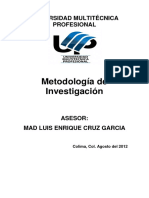 Metodología de La Investigación I