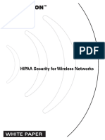 HIPAA Security For Wireless Networks
