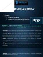 Semiología Médica - Signos Vitales & Examen Fisico