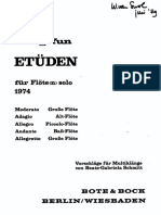 311281855 Yun Etudes 1974 for Solo Flute PDF