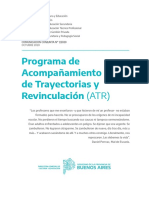 Comunicación Conjunta #1 - 20 - DPESec, DPET-P, DIEGEP, DPCyPS - Programa de Acompañamiento de Trayectorias y Revinculación - ATR