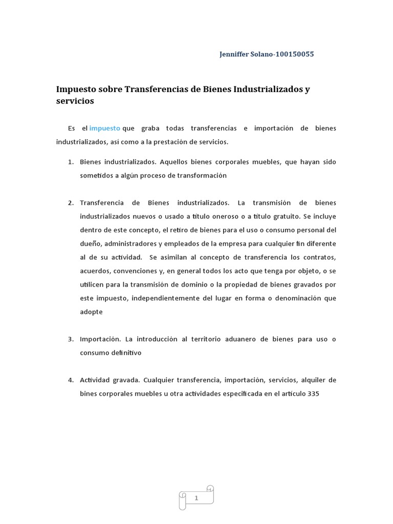 Cálculo y Obligaciones del ITBIS en RD | PDF | Impuesto sobre la renta ...