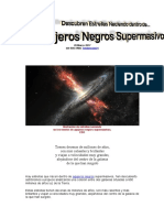 Descubren Estrellas Naciendo Dentro de Agujeros Negros Supermasivos