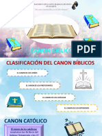 Canon bíblico: clasificación y formación