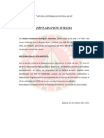 DECLARACION JURADA ING WALTER Ley 30830 Parametros