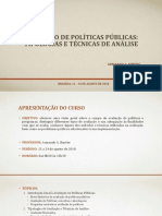 Avaliação de Políticas Públicas - Slides PDF