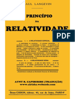 O Princípio Da Relatividade (Paul Langevin (Auth), 1922 Ayni R. Capiberibe (Trad.), 2020) PDF