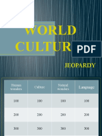 Jeopardy World Cultures