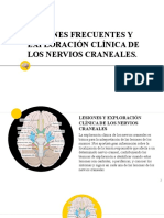 Exploración de lesiones de nervios craneales