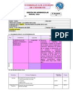 SESION DE APRENDIZAJE Partes de La Cara