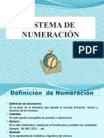 SISTEMA DE NUMERACION Diapositivas