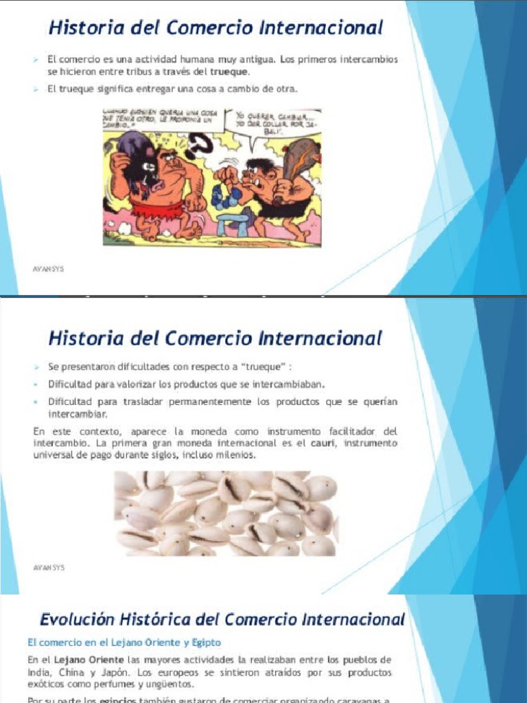 Historia Del Comercio Internacional | PDF