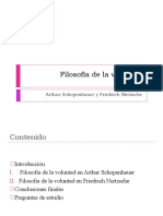 III. Filosofía de La Voluntad. Arthur Schopenhauer y Friedrich Nietzsche