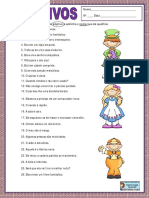 Adjetivos Ficha de Trabalho - 68723 PDF