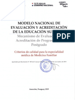 Criterios de Calidad Medicina Familiar