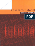 Beltrán, J. y Suárez, J. (2003) El Quehacer Tutorial. Guía de Trabajo. Xalapa Universidad Veracruzana. (Archivo PDF) PDF