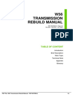 W56 Transmission Rebuild Manual: Table of Content