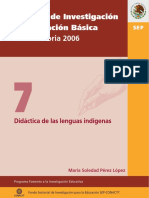 Didactica de Las Lenguas Indigenas