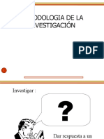 Sesion 5 TIPOS DE INVESTIGACION