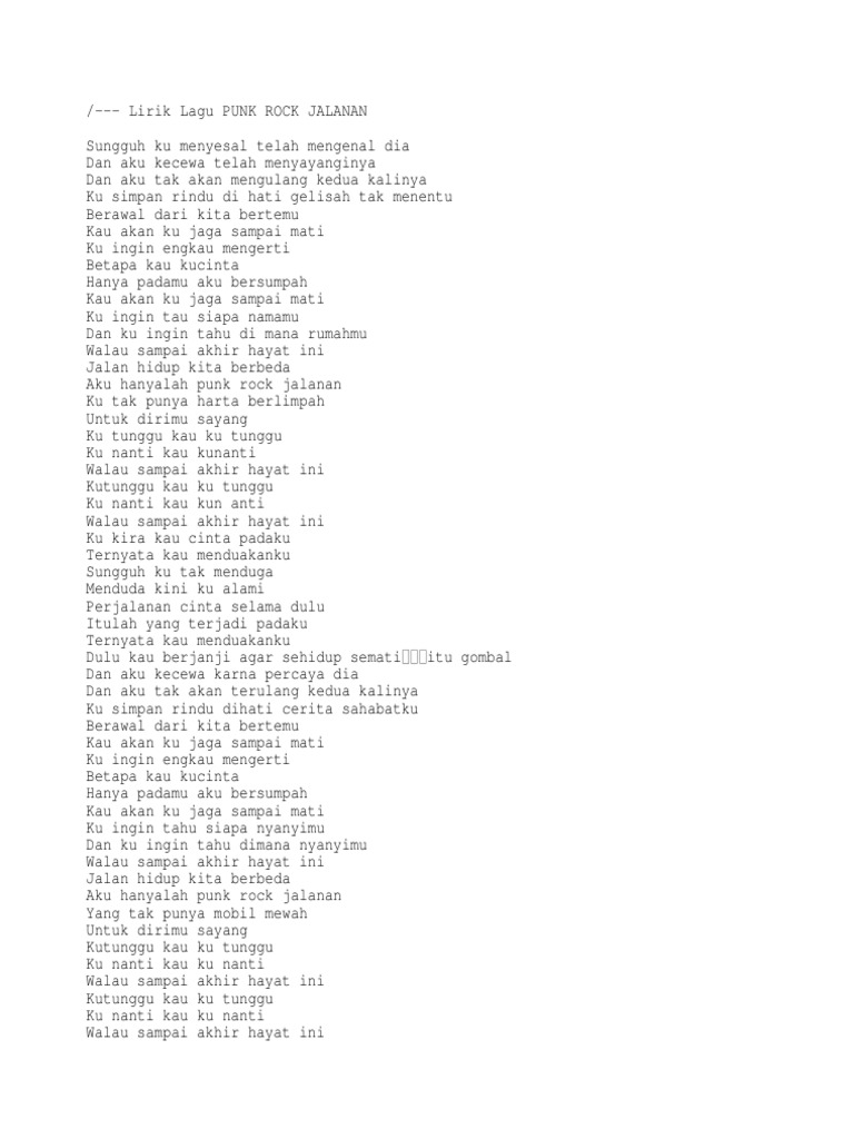Punk Rock Pdf