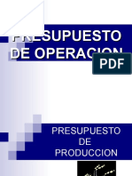 UNIDAD 2 Presupuesto de Operacion