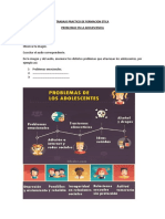 TRABAJO PRACTICO DE FORMACION ETICA Problemas Adolescencia