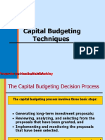 Capital Budgeting Techniques: Prepade by Hasibullah&Ashley