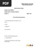 Download MC0072-Computer_Graphics-MQP by prac87 SN48309912 doc pdf