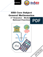 Gen Math - Q1 - Week2 - Module 2 - Rational Functions